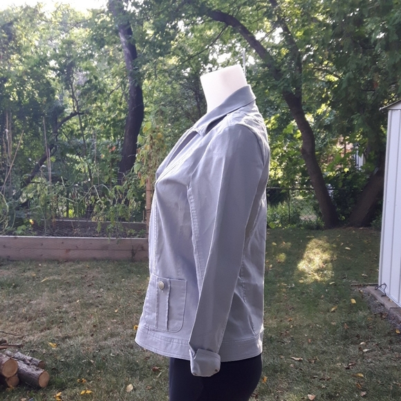 Size 4 tribal quarter sleeve Spring Summer Blazer zip-up jacket - Picture 3 of 10